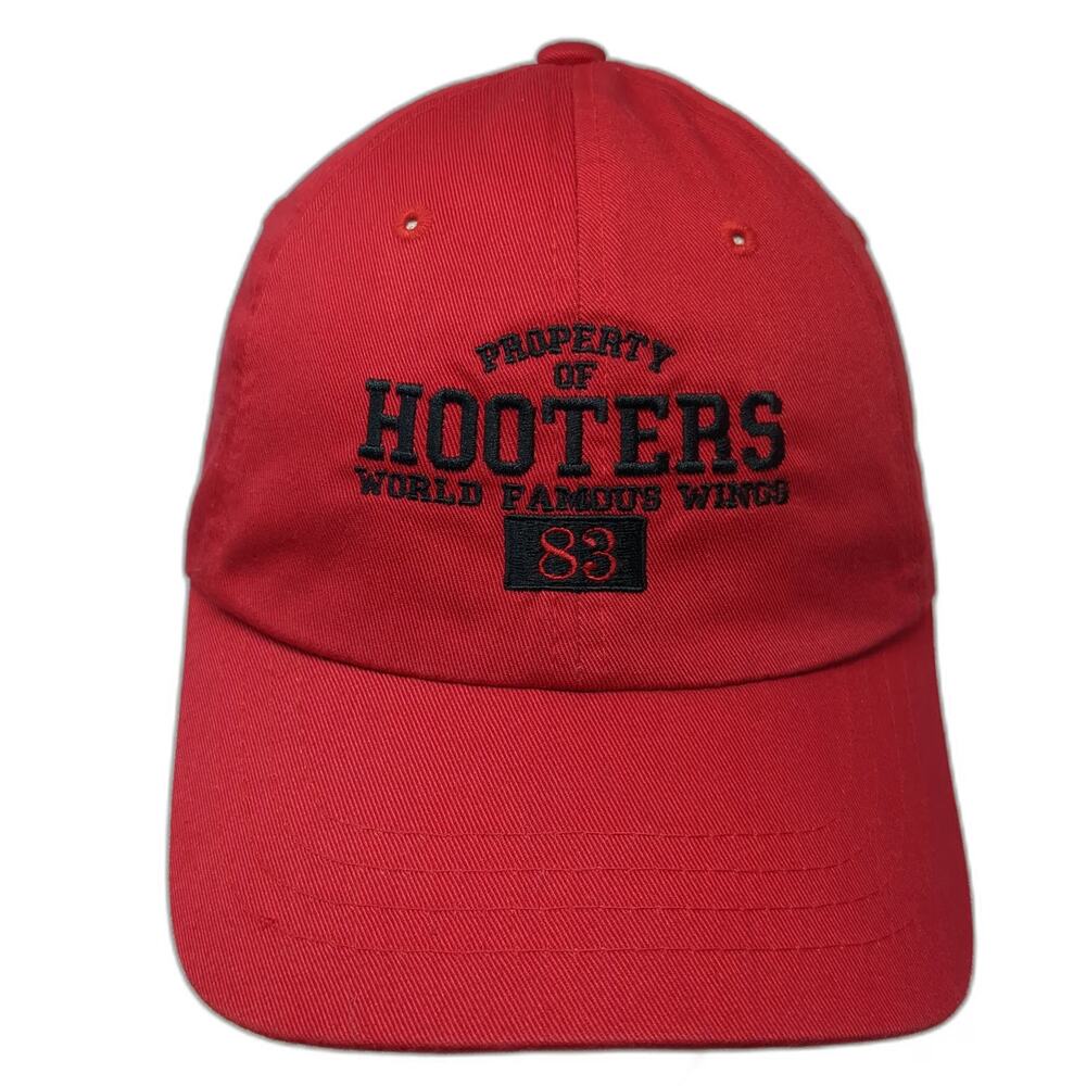 Magic Headwear Baseball Cap Red One Size Strapback Hooters Princeton NJ Hat